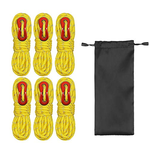 Camping Canopy Shelter KRATARC 4m Outdoor Guy Lines Tent Cords Lightweight Camping Rope with Aluminum Guylines Adjuster Tensioner Pouch for Tent Tarp Hiking Backpacking Camping Canopy Shelter KRATARC 4m Outdoor Guy Lines Tent Cords Lightweight Camping Rope with Aluminum Guylines Adjuster Tensioner Pouch for Tent Tarp Hiking Backpacking